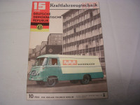 KFT Heft 10/1964/Test Barkas/Skoda 1000MB