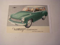 Prospekt Wartburg 311 Kombi / 1962