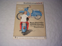 KFT Heft 2/1964 / Test Schwalbe/Tatra 603/Honda