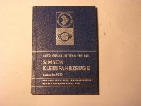 Simson-Kleinfahrzeuge / BE. / 1970