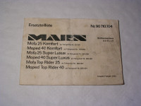 Mofa/Moped - Mars EL. , / 1973