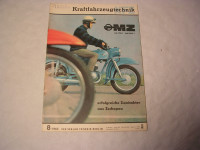 KFT Heft 8/1965 / Test MZ-ES 250/1 mit Seitenwagen
