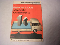 KFT Heft 9/1965 / Test Wartburg 312