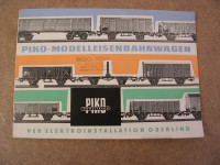 PIKO-Modelleisenbahnwagen / 1960