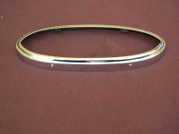 Chromrahmen für Schiffchenrücklichter mit Sigge