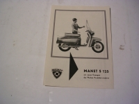 Prospekt Motorroller Manet S 125
