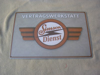 Blechschild Simson-Dienst / Repro