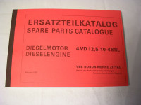 Dieselmotor 4 VD 12,5 / 10-4 SRL / EL. / 1987