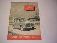 Straßenverkehr Heft 8 / 1958 / Testbericht Trabant