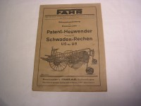 Fahr-Heuwender / Schwaden Rechen