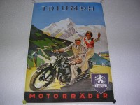 Poster-Triumph-Motorräder
