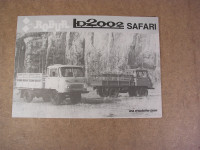 Prospekt Robur LD 2002 Safari / 1983