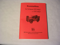 Schlepper DFZ 322/1 - DFZ 632/1- EL.