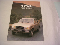 Prospekt Peugeot 104 / 1979