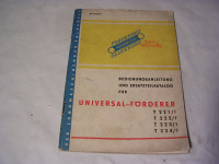 Universal-Förderer T221/1-222/1-223/1-224/1 / 1961