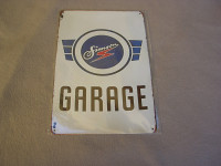 Blechschild Simson Garage / Repro