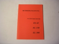 Stationärer Motor / EL65/EL150/EL308/1976/ BE.