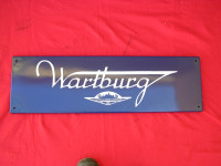Wartburg-Emaille-Schild / Original