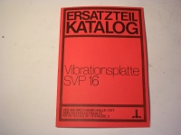 Vibrationsplatte  SVP 16 / 1976 / EL.