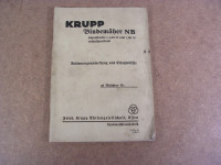 Krupp Bindemäher NB /
