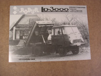Prospekt Robur LD 3000 Dreisetenkipper / 1983