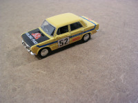 Modellauto Polski Fiat 125 p / Rennwagen / 1:43