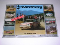 Poster / Wartburg 353 Rally 1987