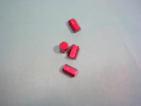 Ventilkappe Alu / rot