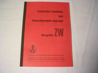 Einspritzpumpen-Agregat ZW/ BE./1970/71