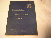 Diesel-Motor EM 4 / EL. / 1963