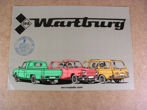 Prospekt Wartburg 353 Limo./Tourist/Trans / 1986