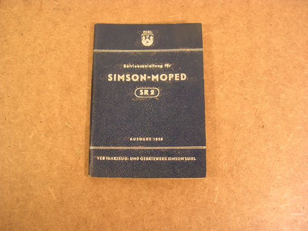Simson-Moped SRII / BE. / 1959 / Orig.
