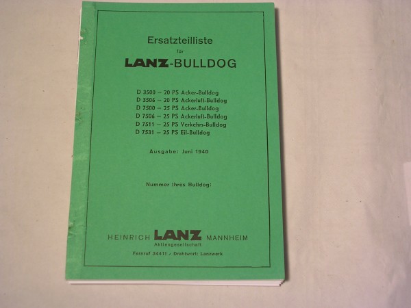 Lanz Bulldog / EL. / 1940