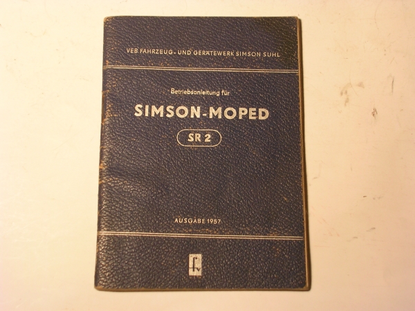 Simson SRII / BE. / 1957