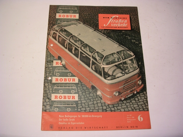 Straßenverkehr Heft 6 / 1957