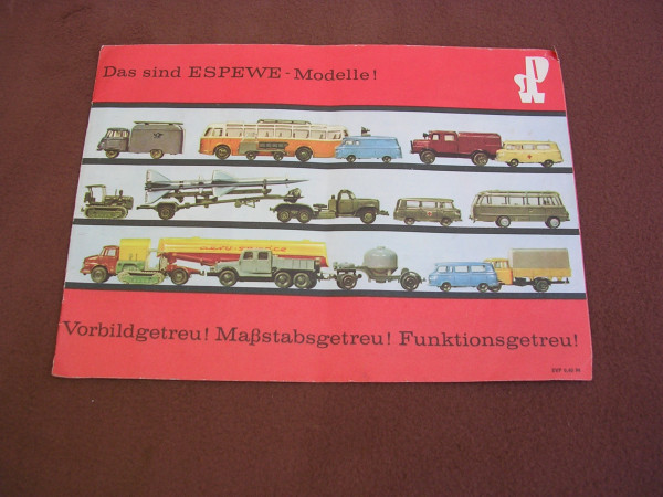 Prospekt SPW-Modelle / 1968