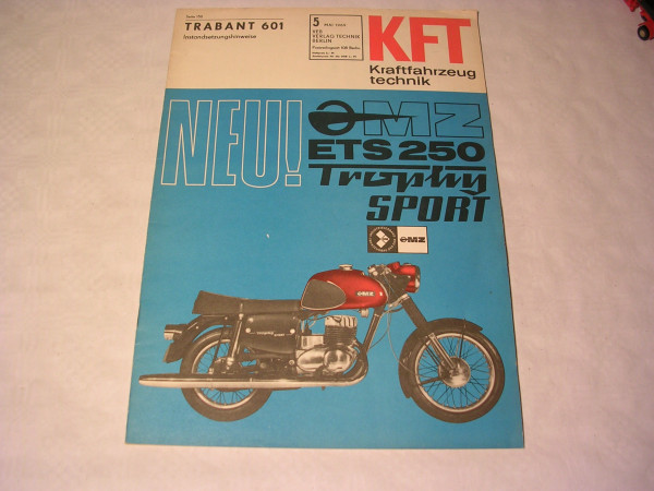 Kraftfahrzeugtechnik Heft 5 / 1969 / Vorstellung ETS 250 Trophy-Sport