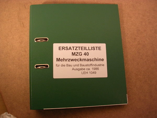 Mehrzweckmaschine MZG 40 / EL.