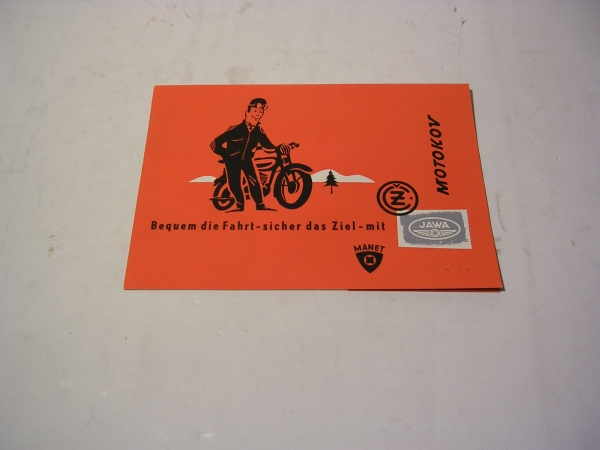Prospekt - Gesamtprogramm / Jawa CZ Cezeta Manet