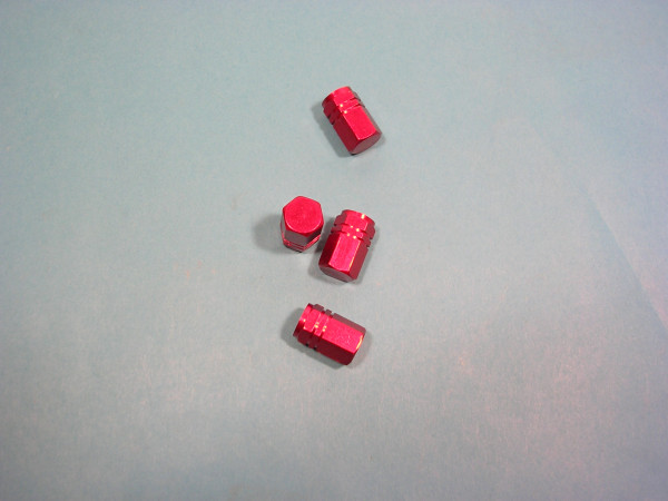 Ventilkappe Alu / rot