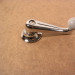 Fensterkurbel Verchromt / grau