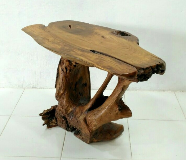 Beistelltisch Teak Freiform