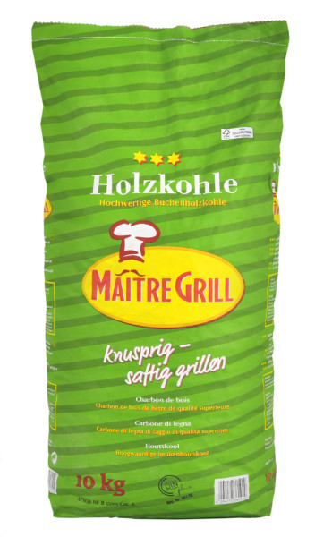 Maitre Grill Holzkohle 10 kg - Einzelsack