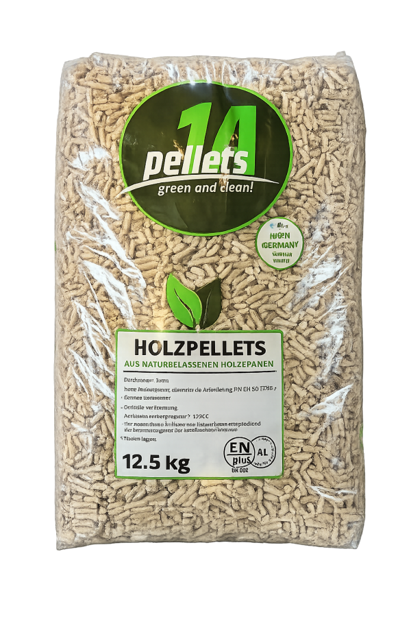 Holzpellets 1A 12,5 kg, Palette (Art. 9316)