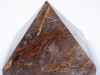 Bergkristall Pyramide XL mit grünem Turmalin