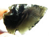 Pfeilspitze aus schwarzem Obsidian