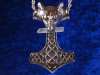 Thor's Hammer Kristall Amulett