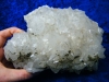Bergkristall Stufe mit Pyrit aus Marokko 20cm