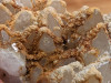 Bergkristallstufe mit Dolomit und Limonit