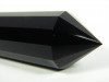 Schwarzer Obsidian Vogel Cut Kristall 12-seitig